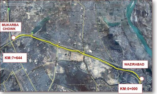 PWD-Signal Free Corridor From Mukarba Chowk to Wazirabad Chowk